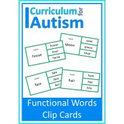 Functional Words Read & Match Clip Cards